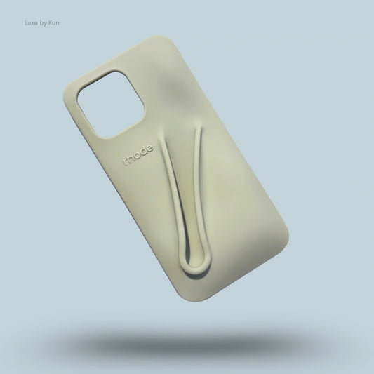 Rhode Lip Phone Case- grey /Iphone 14 pro max