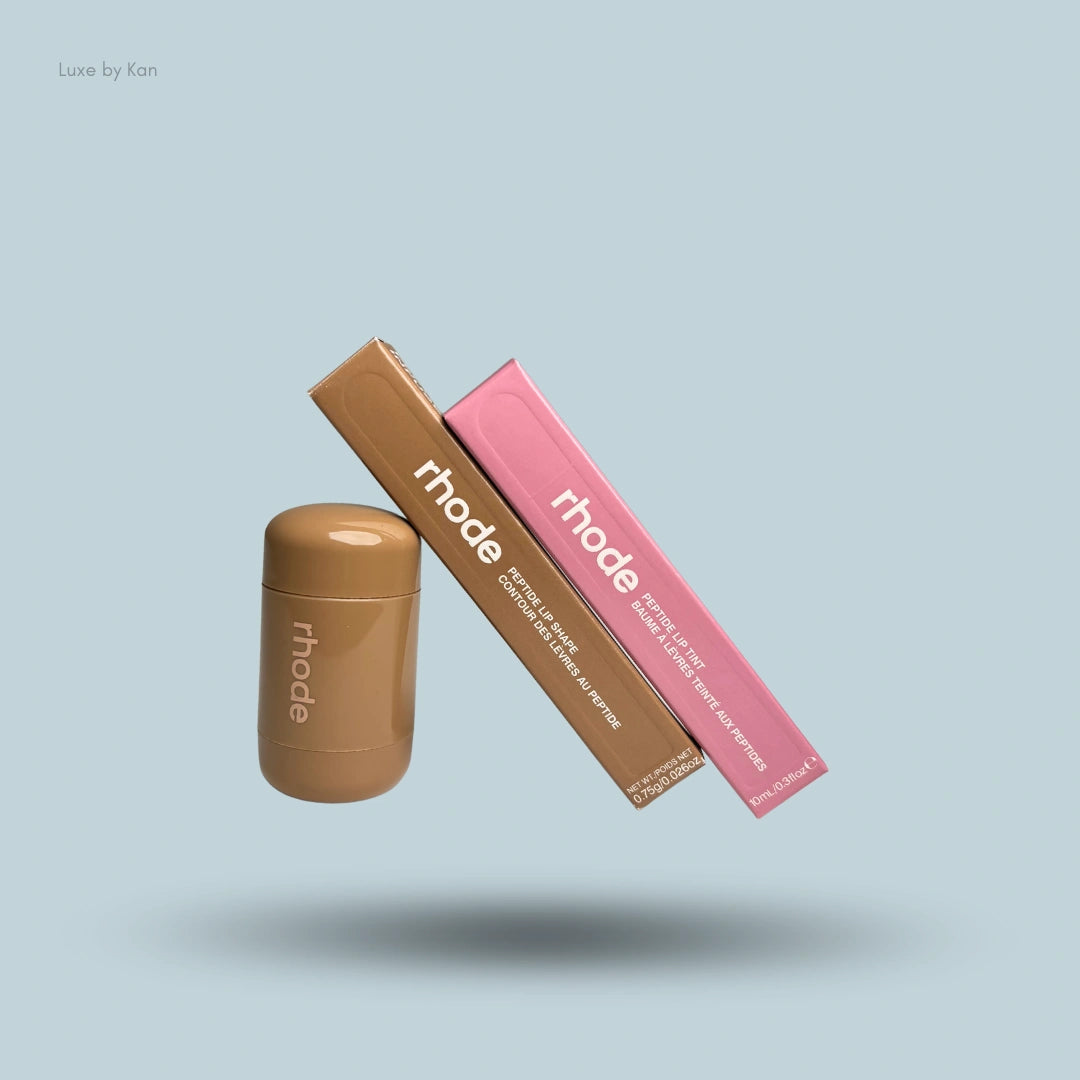 RHODE ブラッシュ　リップ　リップシェイプ 　3セット Rhode The Pink Edit Blush + Lip Trio Set – Luxe by Kan
