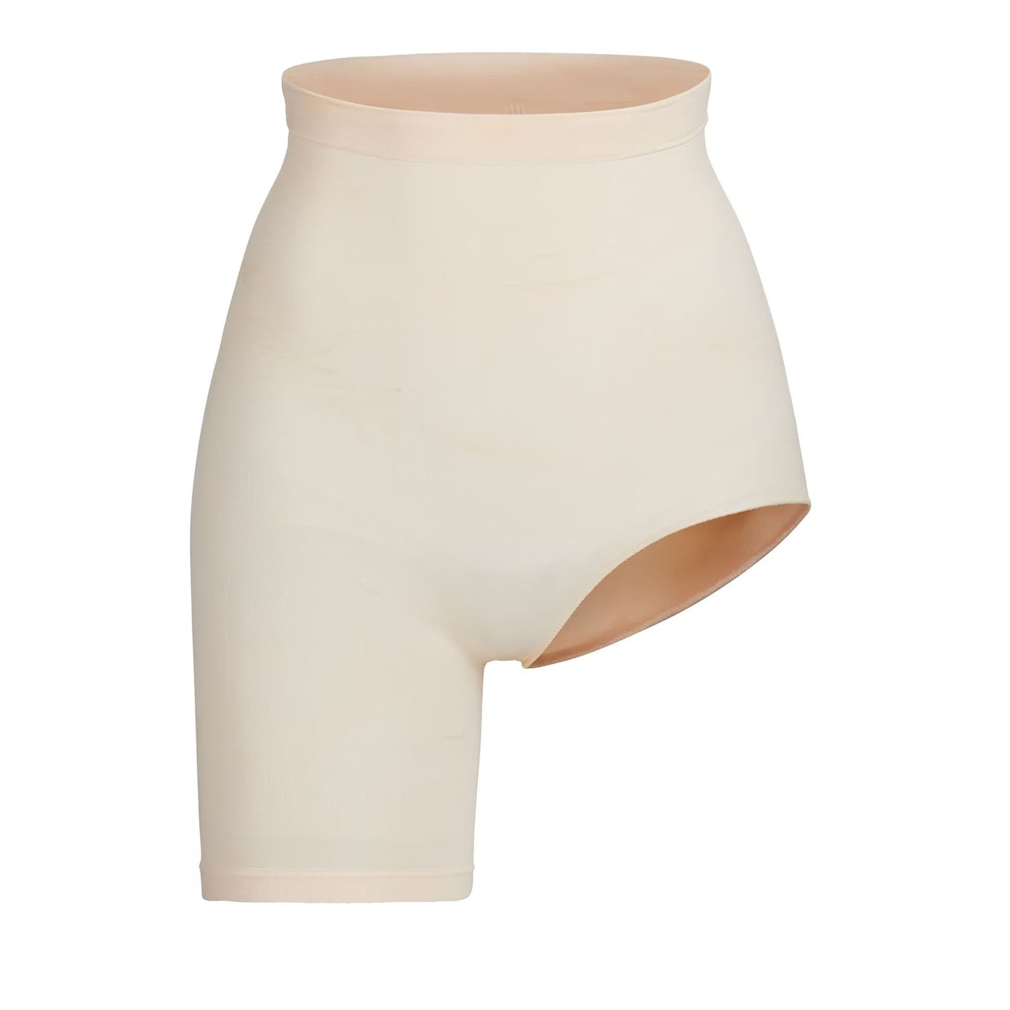 SKIMS SEAMLESS SCULPT SOLUTION SHORT LEFT LEG EXPOSED