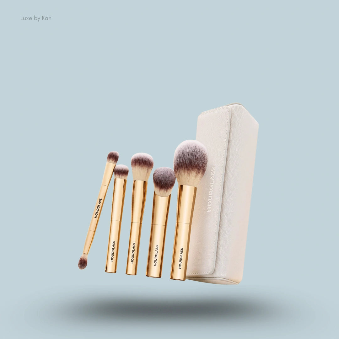 Hourglass Face Eye Travel Brush Set