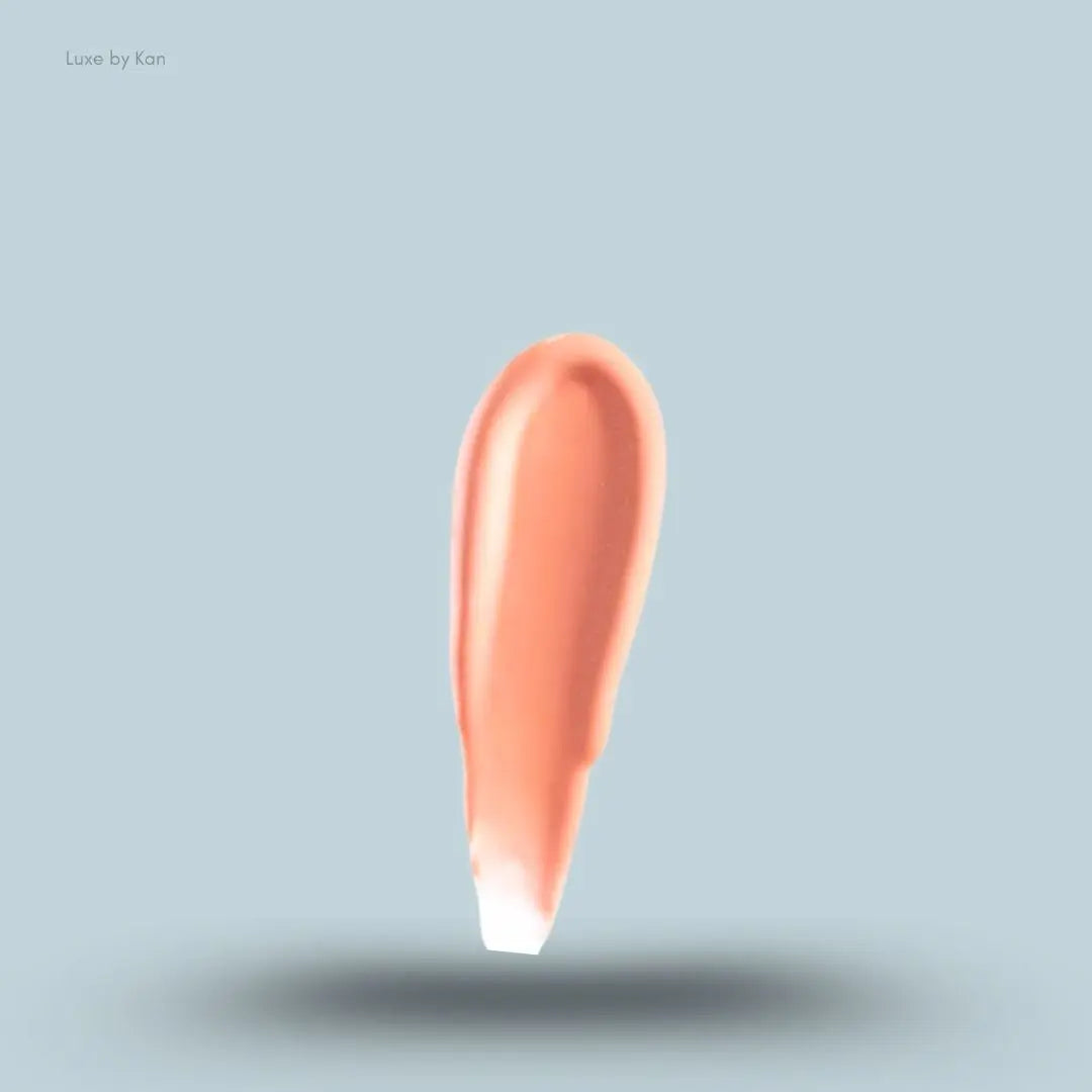 Kylie Cosmetics Kendall Lip Gloss 3g swatch on blue background — Luxe by Kan India