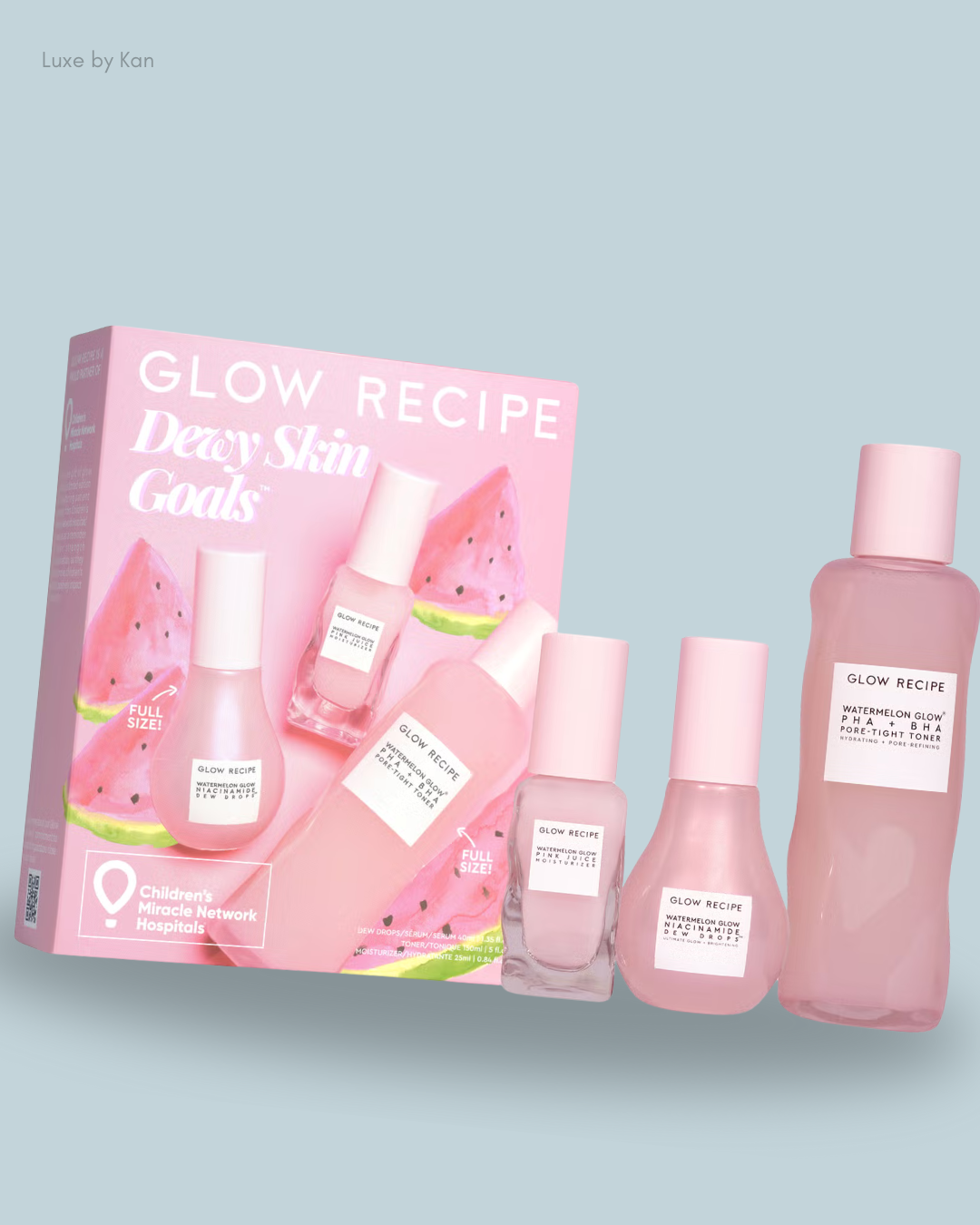 وصفة التوهج أهداف البشرة الندية