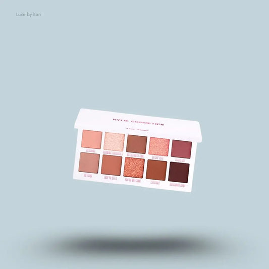 Kylie Cosmetics Kyshadow Pressed Powder Palette 16g on blue background — LBK India