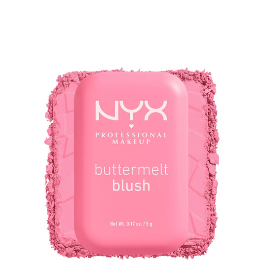 NYX Professional Makeup Buttermelt Powder Blush up to 12H Wear, Fade and Transfer Resistant (Various Shades)