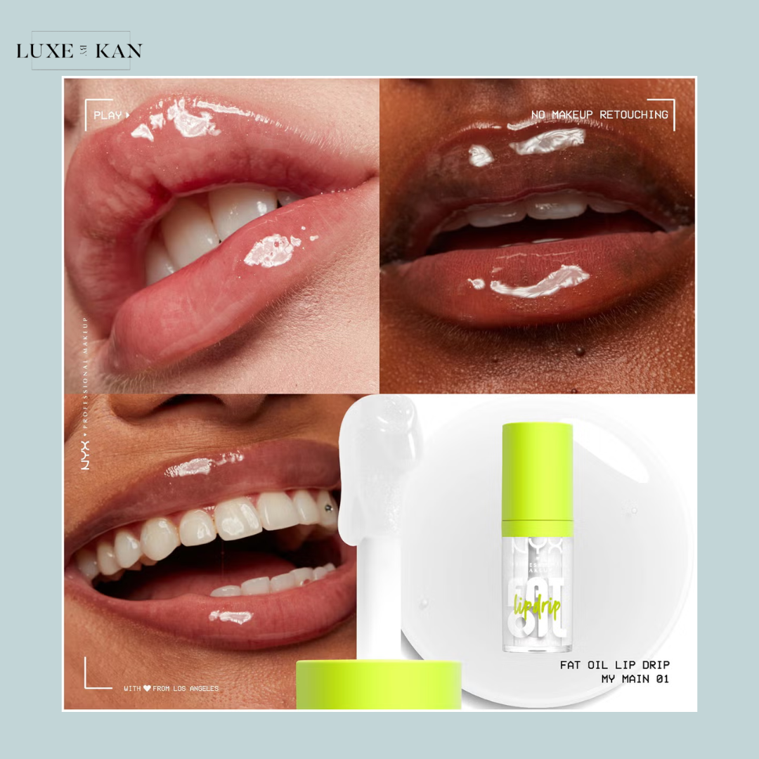 NYX Professional Makeup Fat Oil Lip Drip 12H Hydration Non-Sticky Finish Lip Gloss 4.8ml (Various Shades)