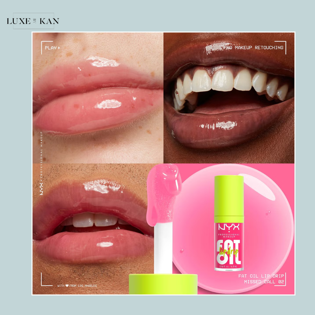 NYX Professional Makeup Fat Oil Lip Drip 12H Hydration Non-Sticky Finish Lip Gloss 4.8ml (Various Shades)