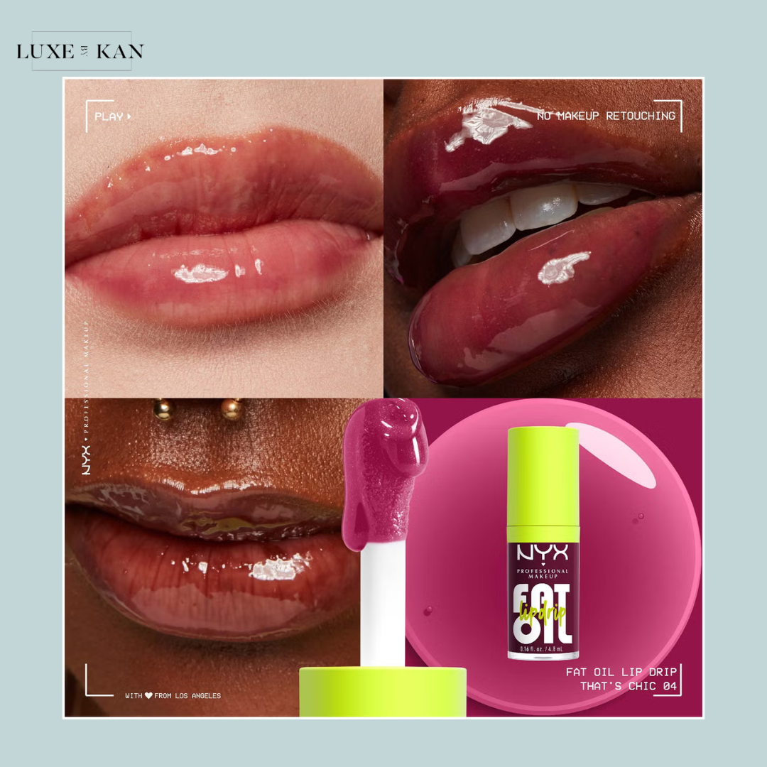 NYX Professional Makeup Fat Oil Lip Drip 12H Hydration Non-Sticky Finish Lip Gloss 4.8ml (Various Shades)