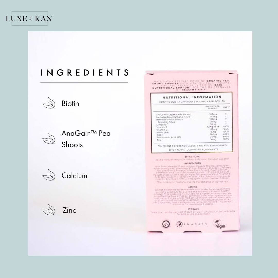 Hair Gain Capsules - 60 Capsules