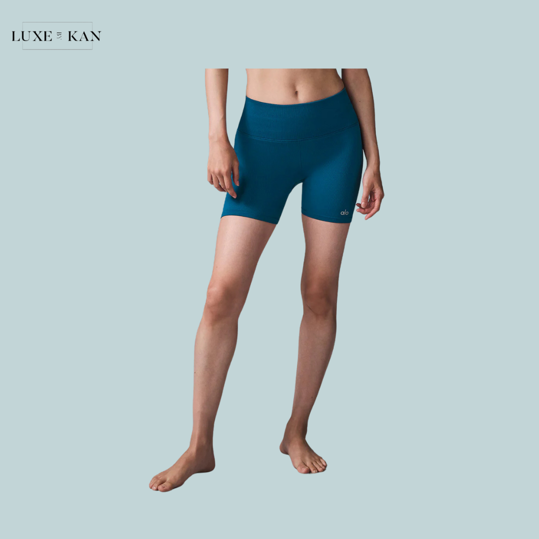 Alo 5" Seamless Ribbed Favorite Short