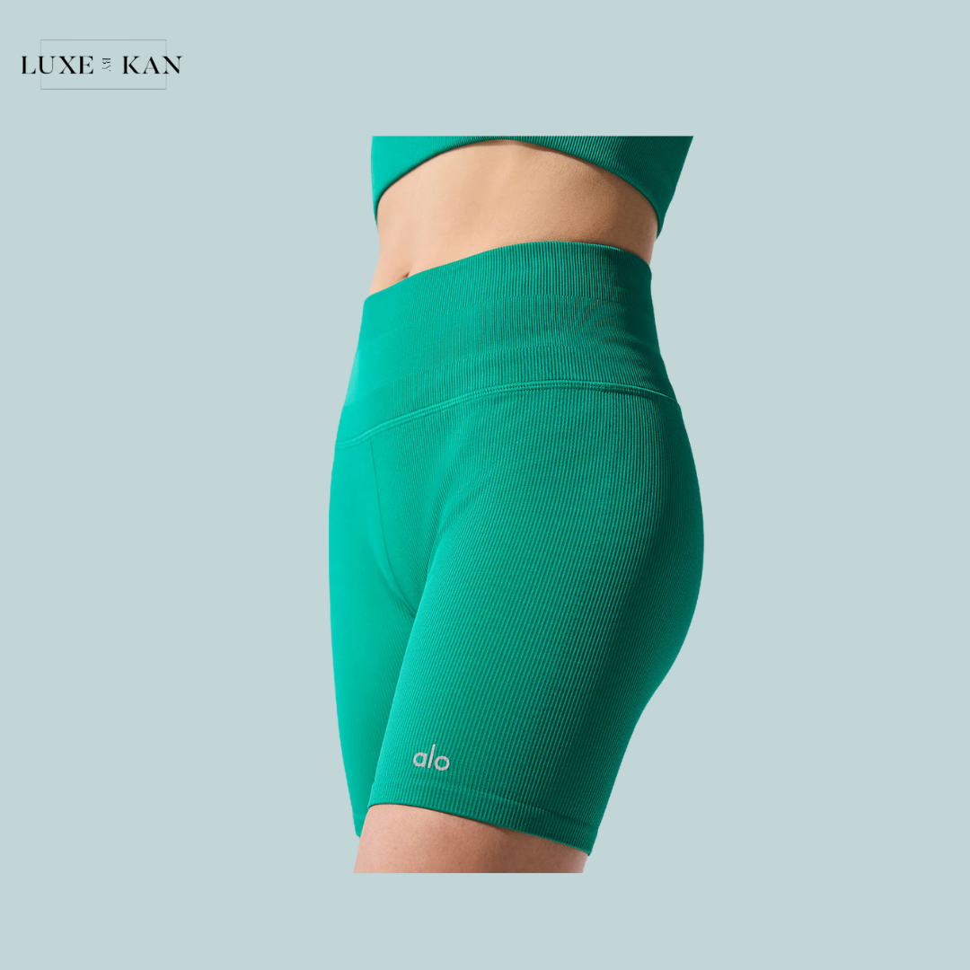 Alo 5" Seamless Ribbed Favorite Short