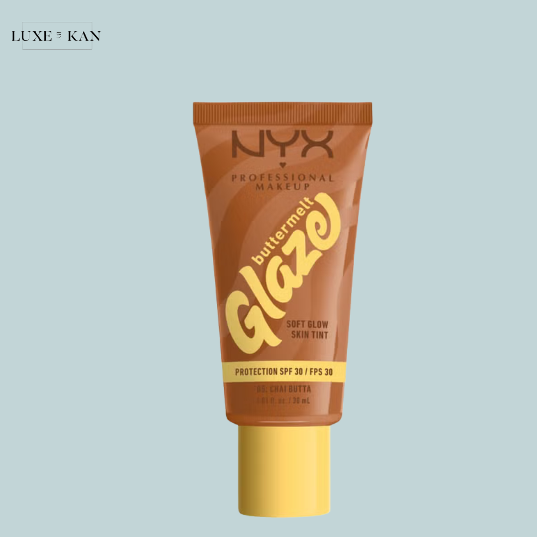 NYX Professional Makeup Buttermelt Glaze Soft Glow Skin Tint + SPF/FPS 30 Foundation (Various Shades)