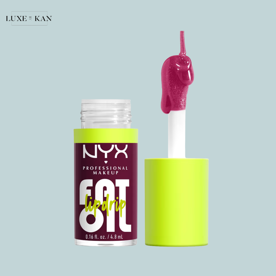 NYX Professional Makeup Fat Oil Lip Drip 12H Hydration Non-Sticky Finish Lip Gloss 4.8ml (Various Shades)