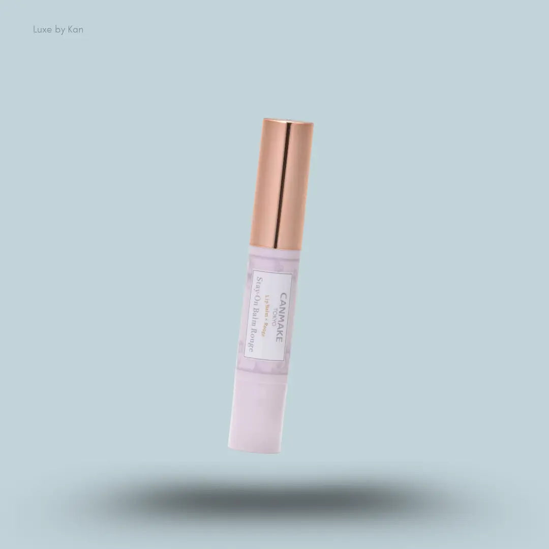 Canmake Stay-On Balm Rouge in Sweet Pea, creamy tinted lip balm stick