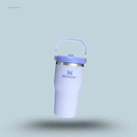 Stanley IceFlow Flip Straw 2.0 Tumbler 0.59L Dew Drop colour leakproof tumbler with flip straw front view India