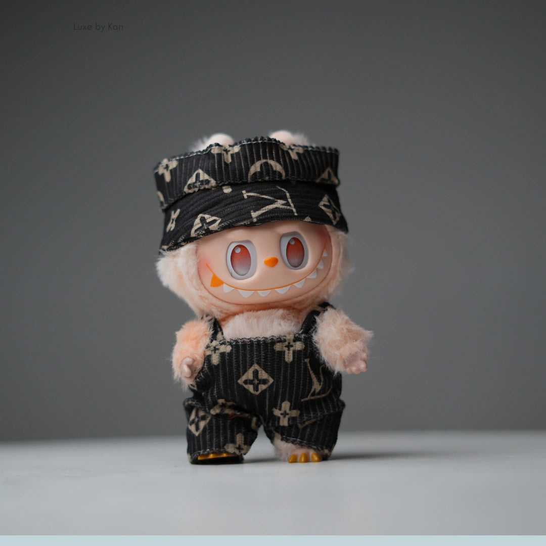 Pop Mart Labubu Doll Luxe Monogram Outfit - 2 Piece Set