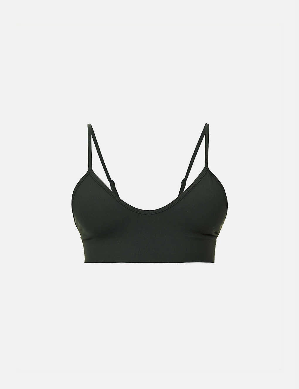 SKIMS Smoothing V-neck stretch-woven bralette – Luxe by Kan