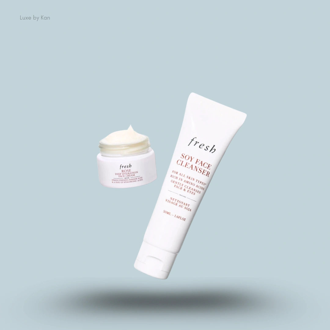 Fresh Cleanse & Moisturize Skincare Set( 50ml, 15ml )