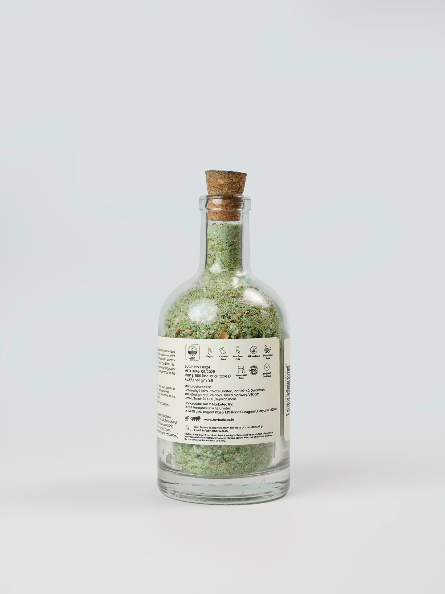 Herbaria - Modern Botanicals Jade Soak Milk Bath 250gm