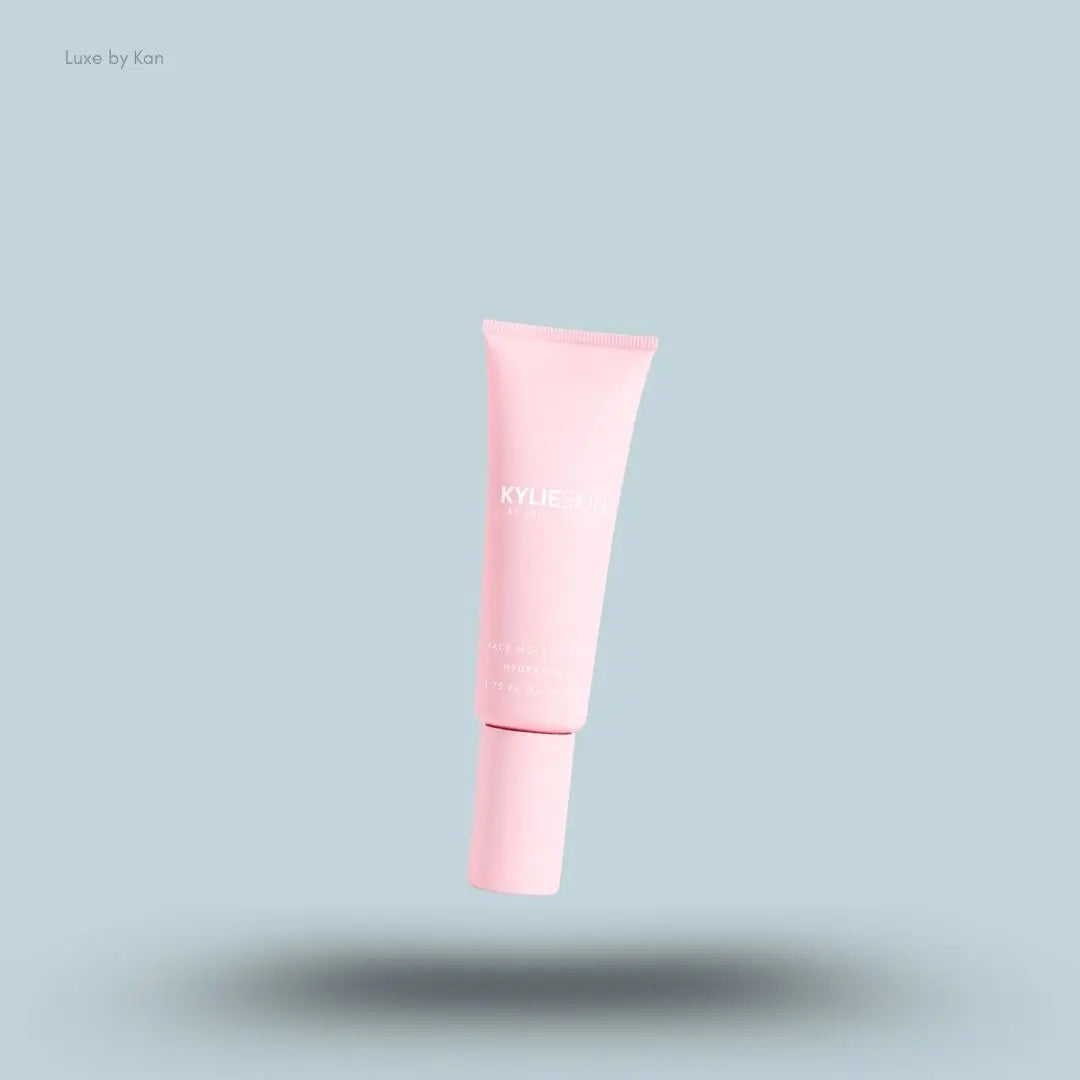 Kylie Skin by Kylie Jenner Face Moisturizer tube on blue background — LBK India