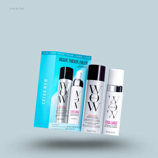 Color Wow BIGGER THICKER FULLER FASTER Kit hair volume set with packaging