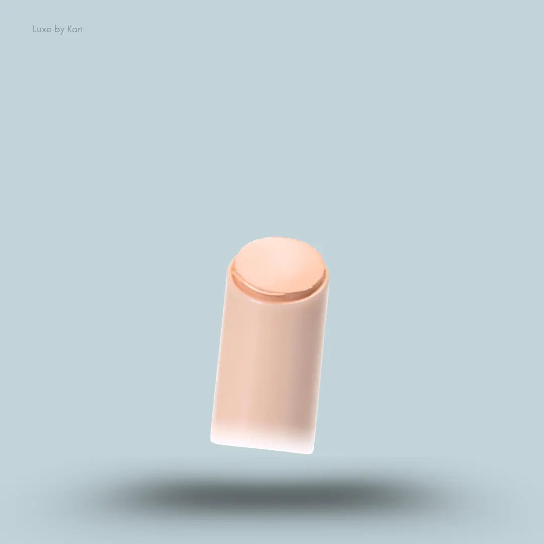 Canmake Colour Stick Concealer in 01 Natural Beige, close-up of the creamy concealer stick