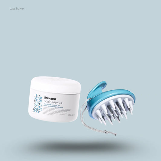 مجموعة هدايا شامبو وتدليك فروة الرأس من بريوجيو