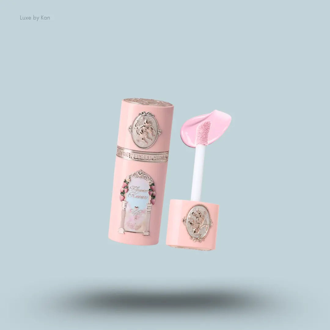 Flower Knows Strawberry Cupid Liquid Blush in 01 Frosty Strawberry, baby pink blush in Cupid bottle