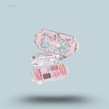 Flower Knows Swan Ballet Six-Color Makeup Palette in 03 Pink Swan, collectible ballet case