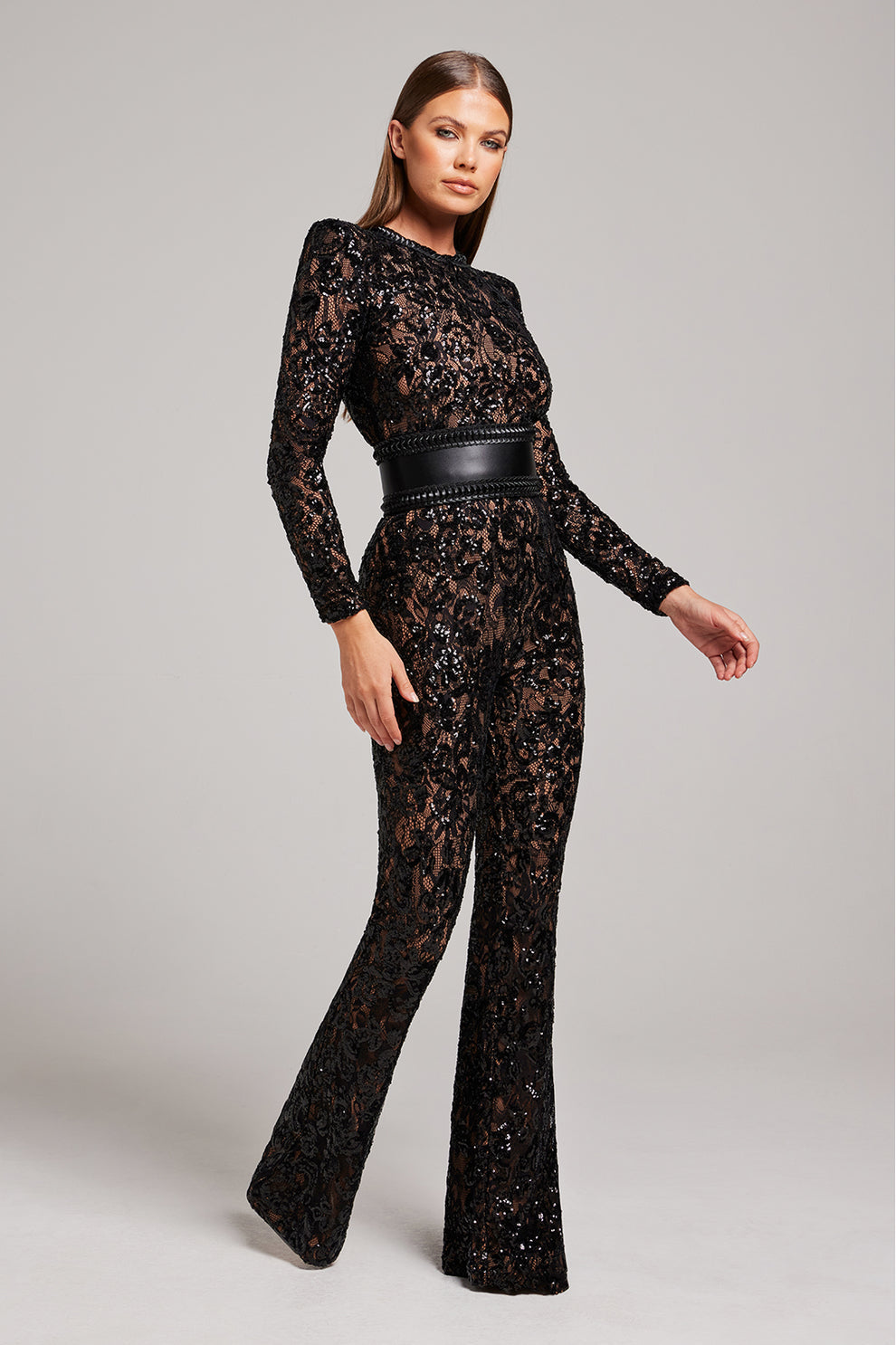 NADINE MERABI BELLA BLACK JUMPSUIT