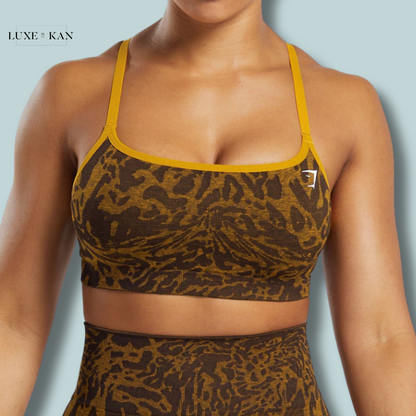 GYMSHARK ADAPT SAFARI SEAMLESS SPORTS BRA