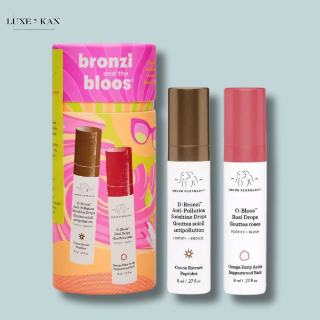 DRUNK ELEPHANT
Bronzi & The Bloos skincare set