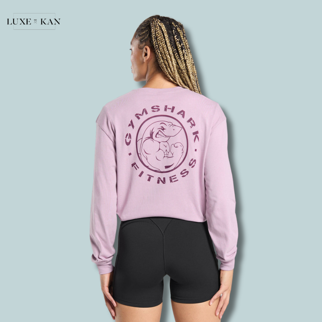 GYMSHARK Legacy Oversized Long Sleeve Top
oversized fit