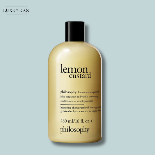 Philosophy scent-sational
lemon custard hydrating shower gel