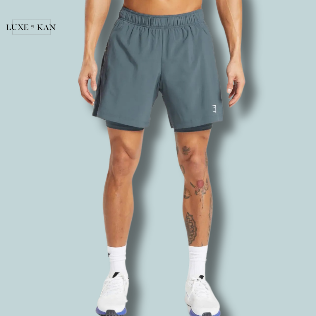 GYMSHARK MEN SPORT 7" 2 IN 1 SHORTS