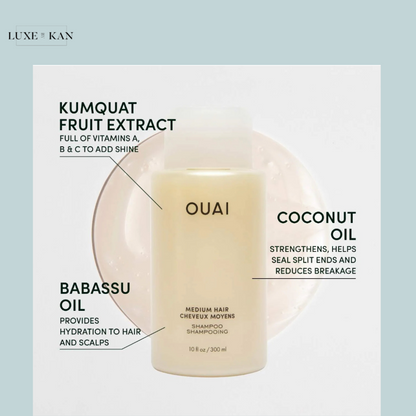 OUAI MEDIUM HAIR SHAMPOO 300ML