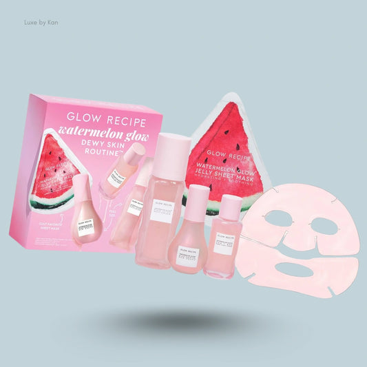 GLOW RECIPE Watermelon Glow Dewy Skin Routine Set