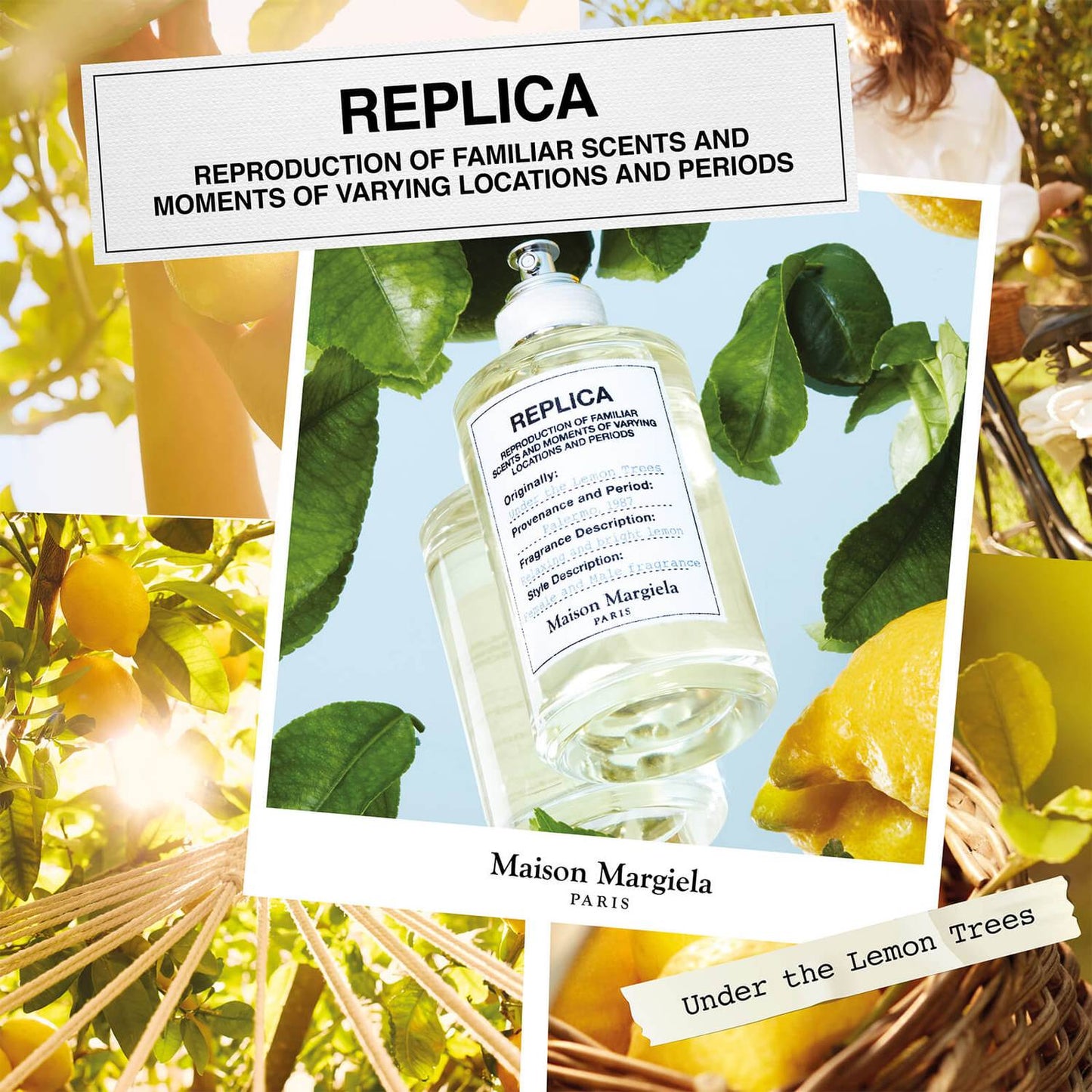 MAISON MARGIELA REPLICA UNDER THE LEMON TREE'S EAU DE TOILETTE 100ML