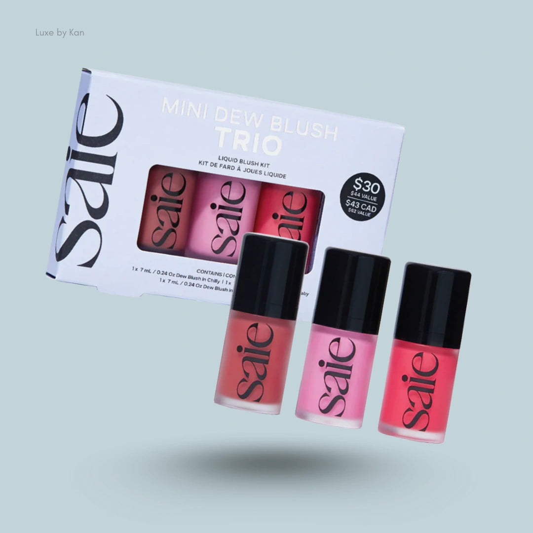 SAIE Mini Dew Blush Trio