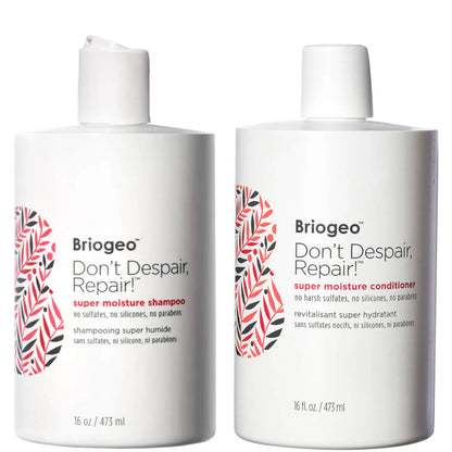 BRIOGEO DON'T DESPAIR, REPAIR! SUPER MOISTURE SHAMPOO AND CONDITIONER