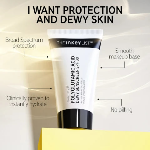 THE INKEY LIST Polyglutamic Acid Dewy Sunscreen SPF30 50ml