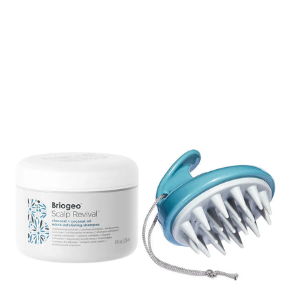 BRIOGEO Scalp Revival Shampoo and Scalp Massager Gift Set