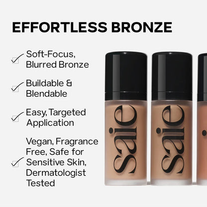 SAIE DEW BRONZE SOFT-FOCUS EFFORTLESS LIQUID BRONZER 12ML