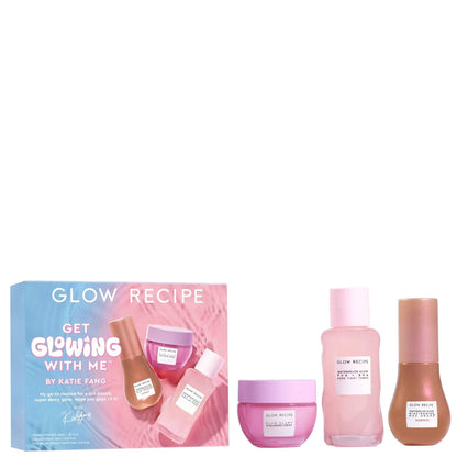 GLOW RECIPE GET GLOWING WITH ME KIT BY KATIE FANG WITH HUE DROPS TINTED SERUM