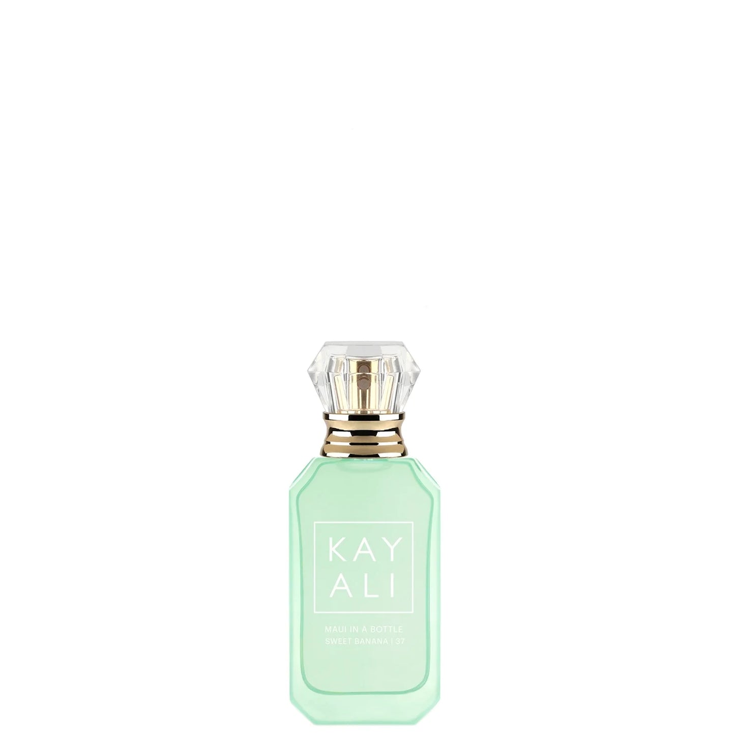 HUDA BEAUTY 
KAYALI MAUI IN A BOTTLE SWEET BANANA 37 EAU DE PARFUM 10ML