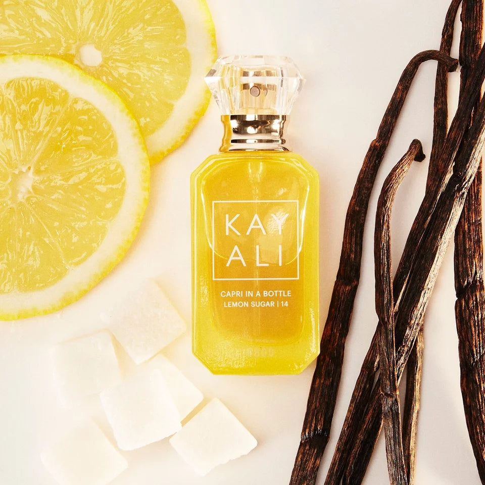 HUDA BEAUTY KAYALI CAPRI IN A BOTTLE LEMON SUGAR 14 EAU DE PARFUM 10ML