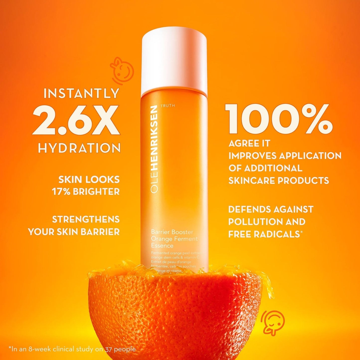 OLE HENRIKSEN TRUTH ORANGE FERMENT BARRIER BOOSTER ESSENCE 120ML