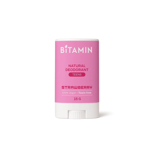 Bitamin Strawberry Teens Natural Deodorant 15 g