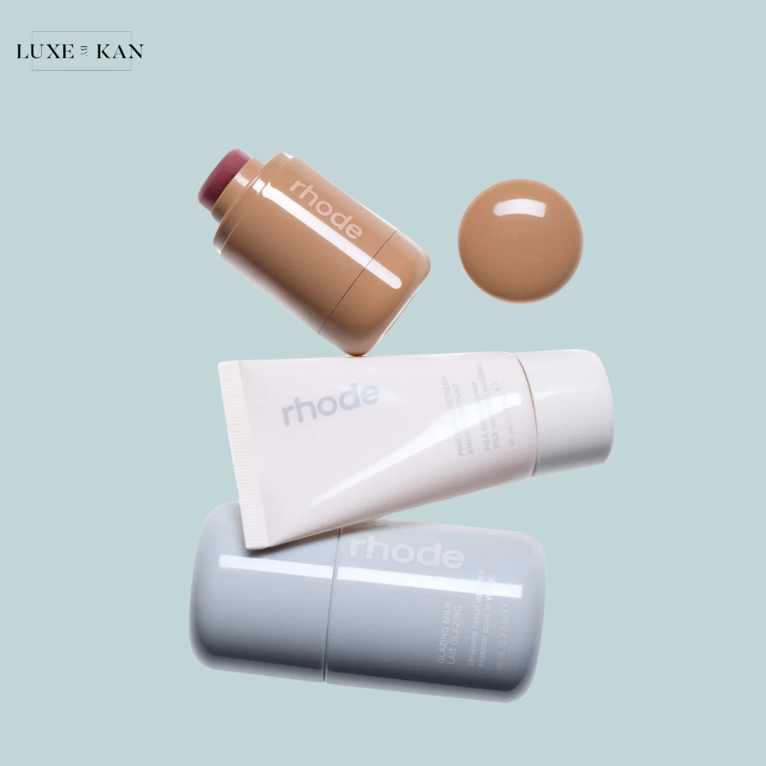 Rhode the glam on + off set Three glam essentials