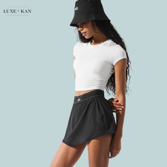 Alo soft Crop Finesse Short Sleeve
