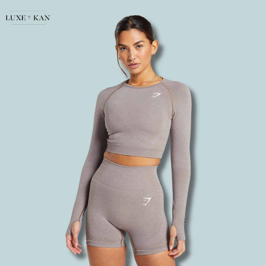 GYMSHARK VITAL SEAMLESS 2.0 LONG SLEEVE CROP TOP